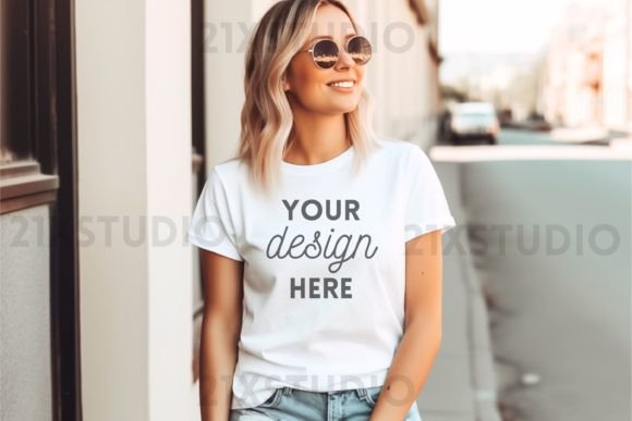 Download Bella Canvas 3001 White Shirt Mockup - Bella canvas Collection