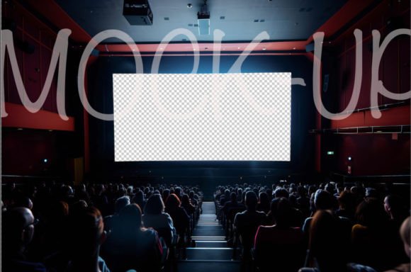Download Empty Cinema Screen Blank Mockup - Blank mockup Collection