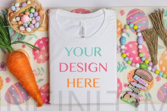 Download Easter Tshirt Mockup Bella Canvas Mockup - Bella canvas Collection